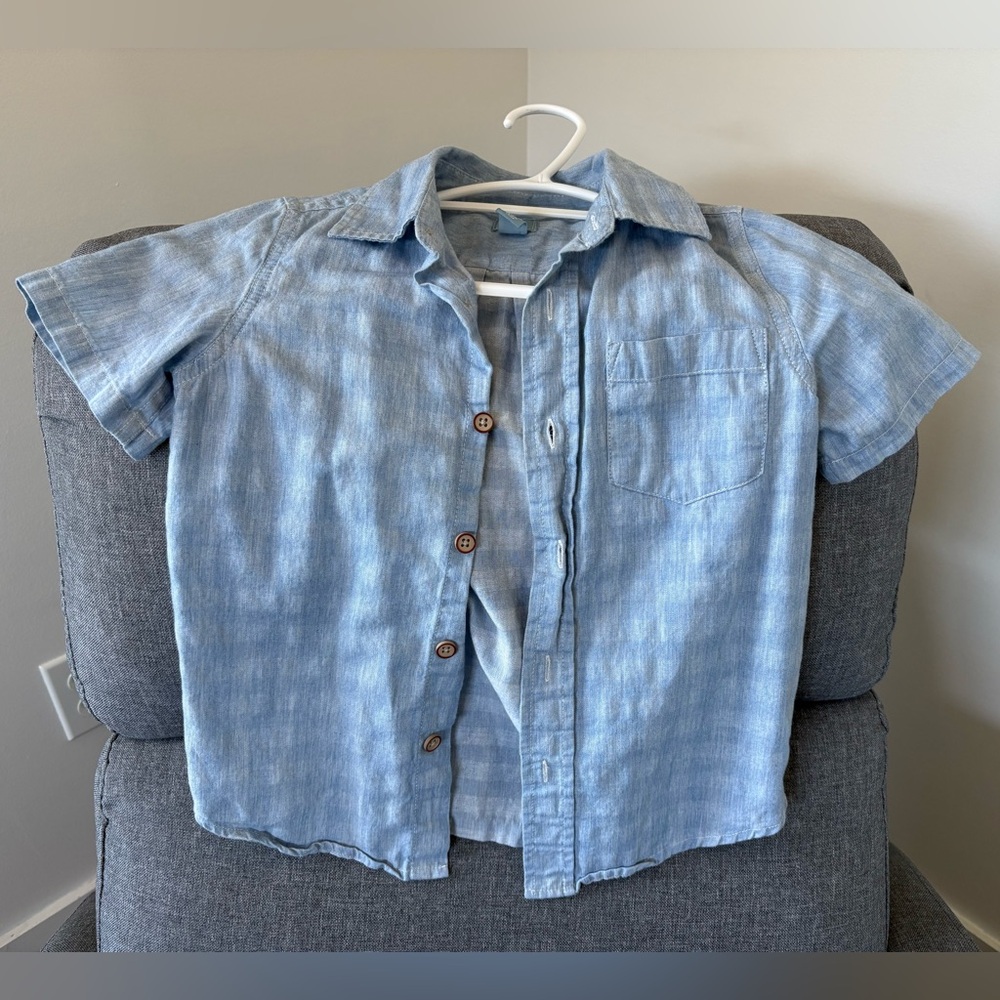 GAP Light Blue Kids Button-Down Shirt